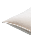 Cotton Velvet Pillow (Light Beige)