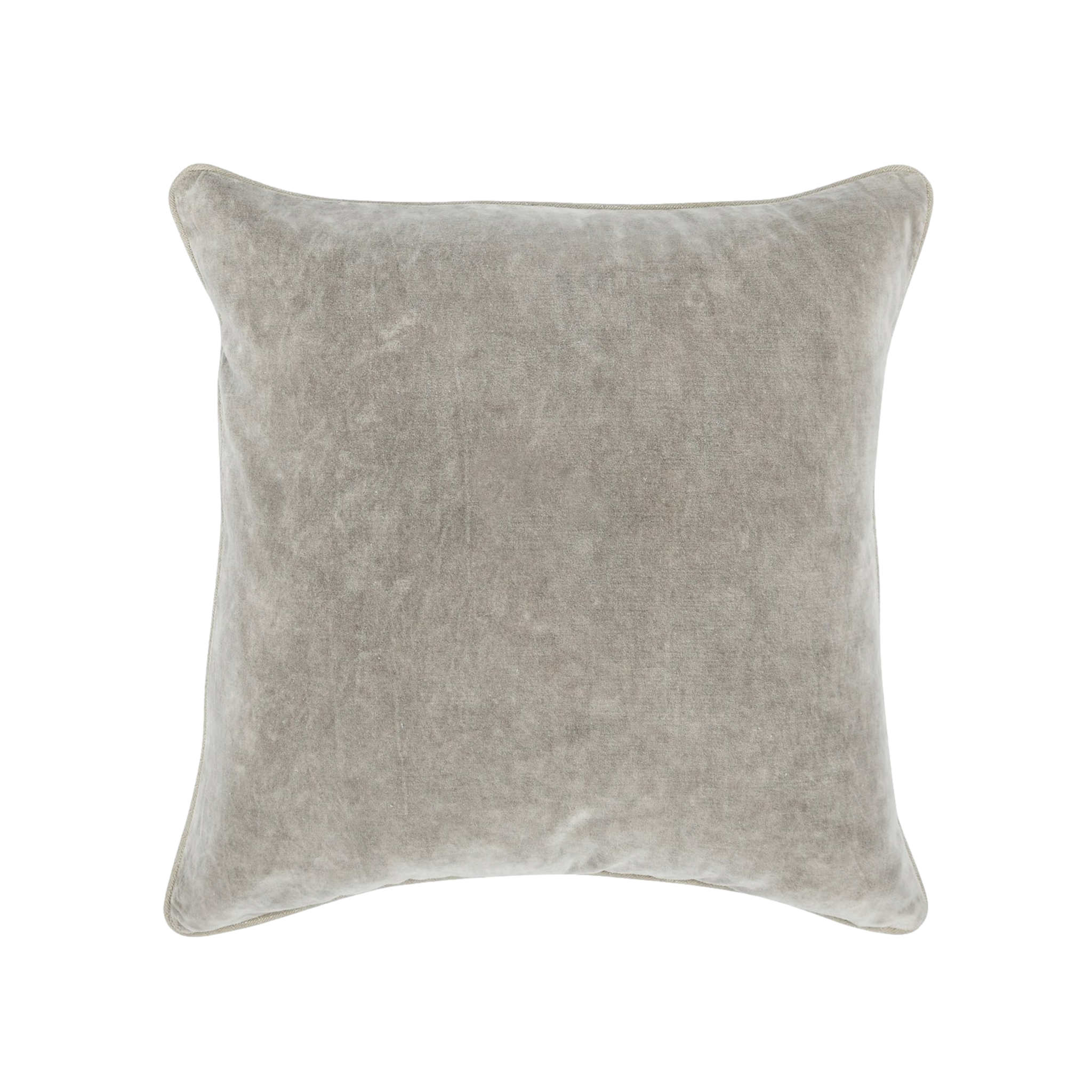 Heirloom Velvet Pillow (Silver)