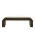 Upholstered Bench (Olive)
