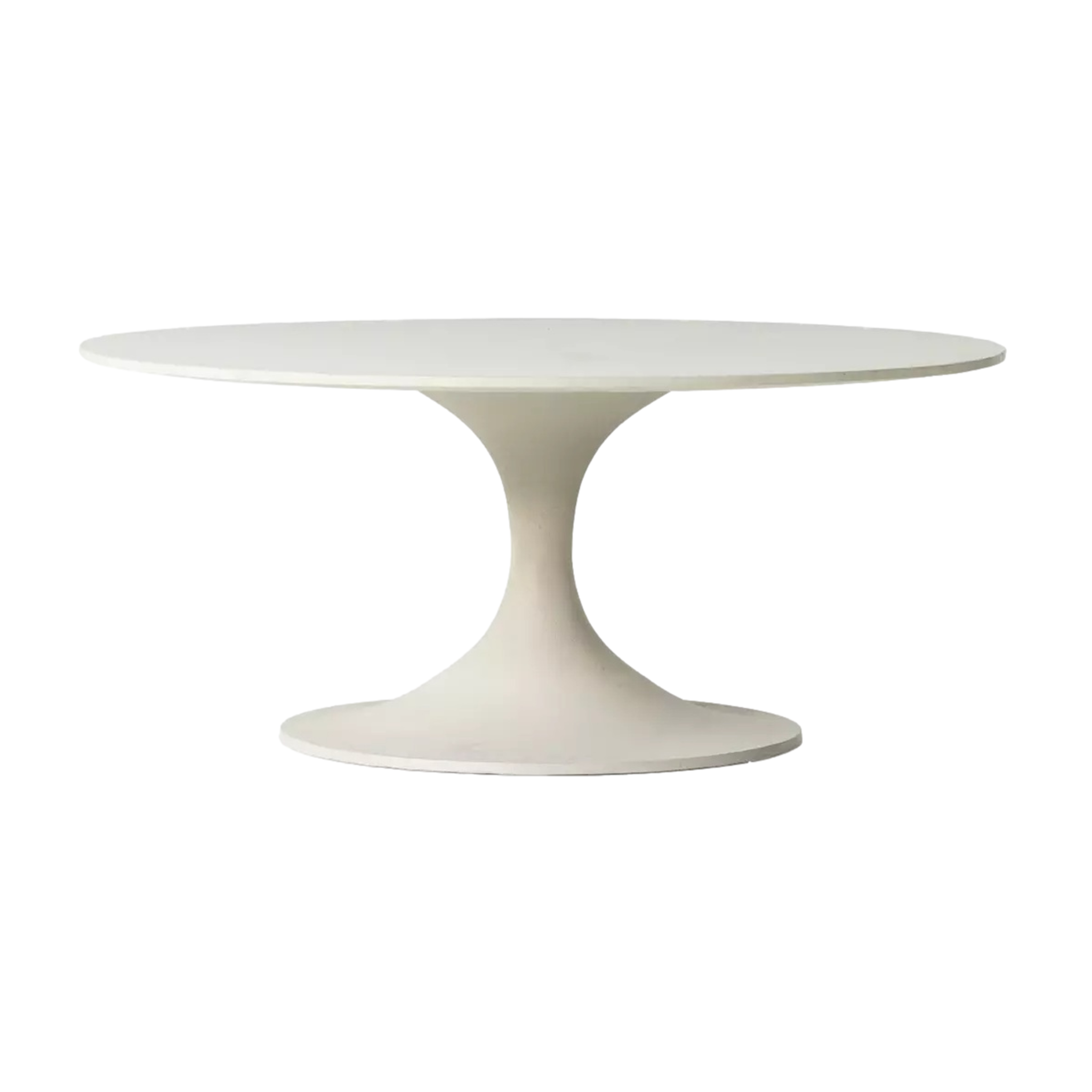 Simone Round Coffee Table (White)