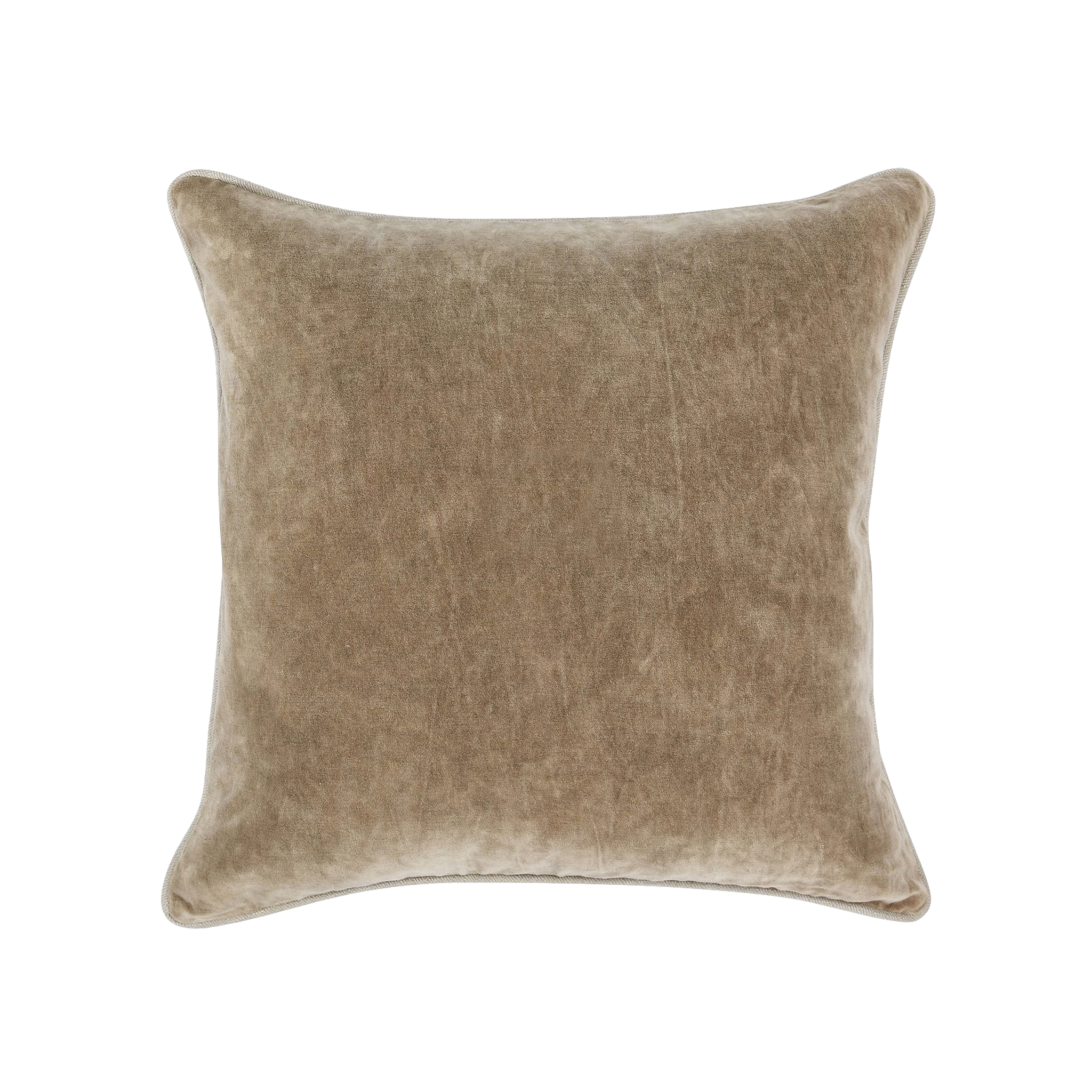 Heirloom Velvet Pillow (Wheat)