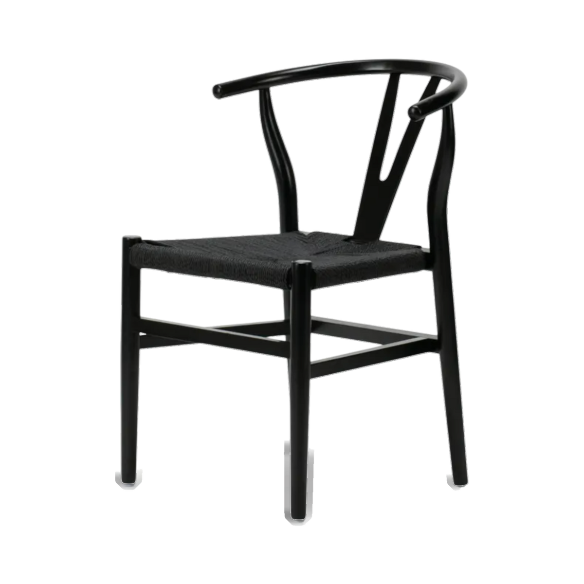 Woven Wishbone Chair (Black) 2