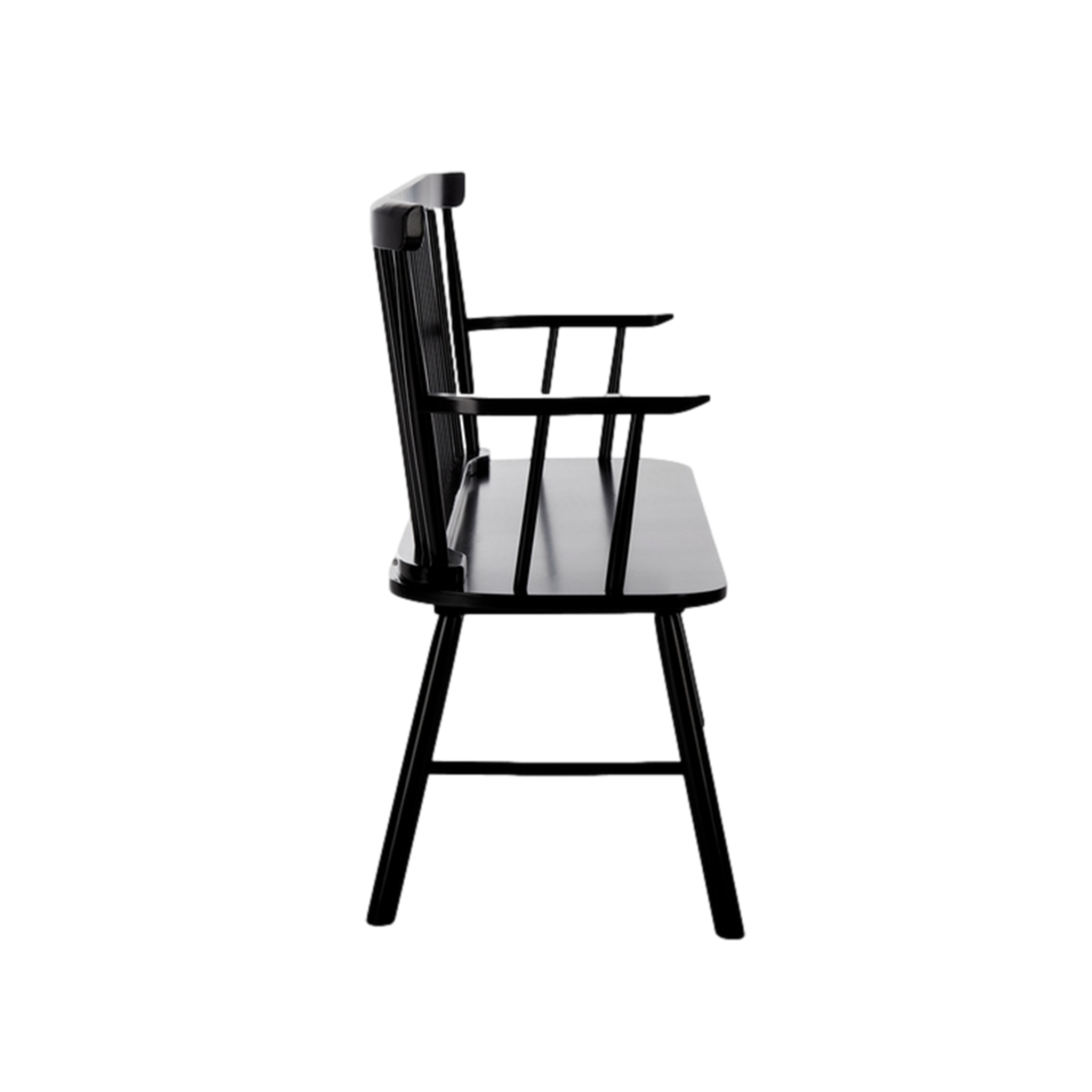 Spindle Bench (Black)